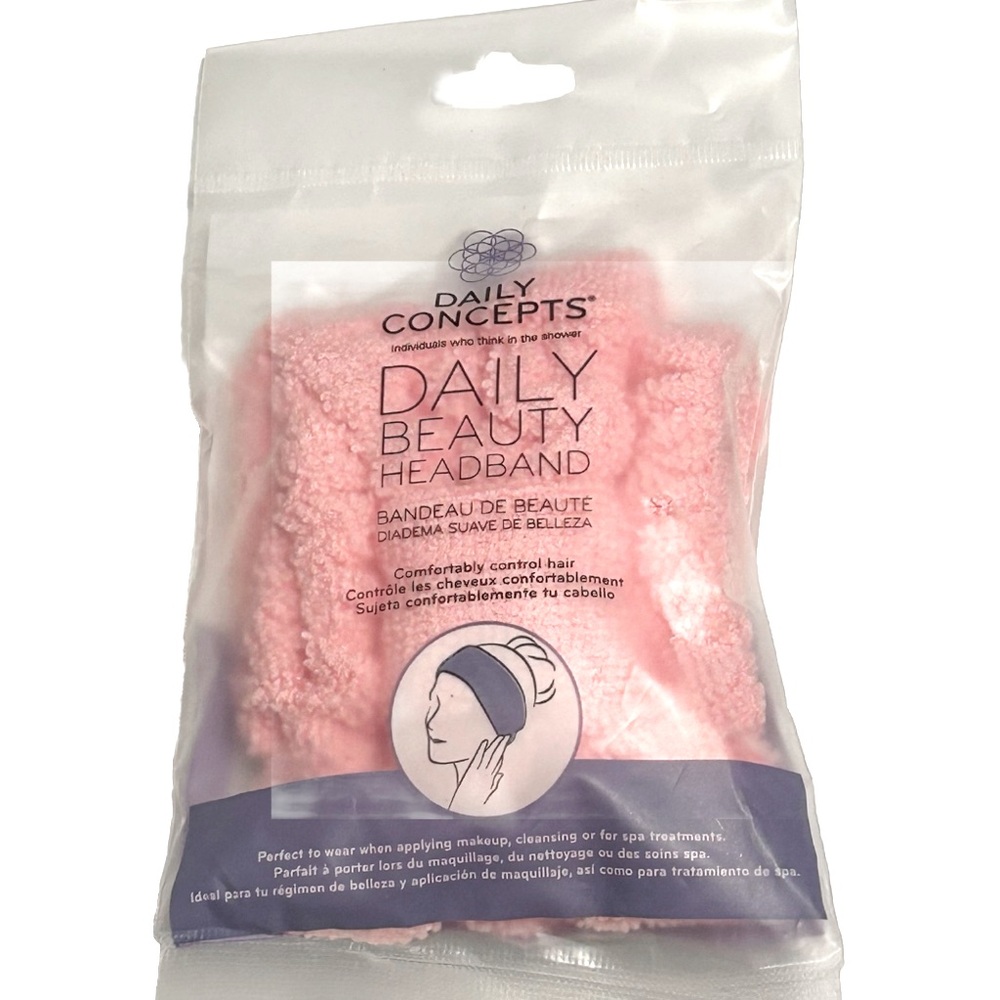 DAILY CONCEPTS PINK DAILY
BEAUTY HEADBAND (NEW IN PACKAGE)